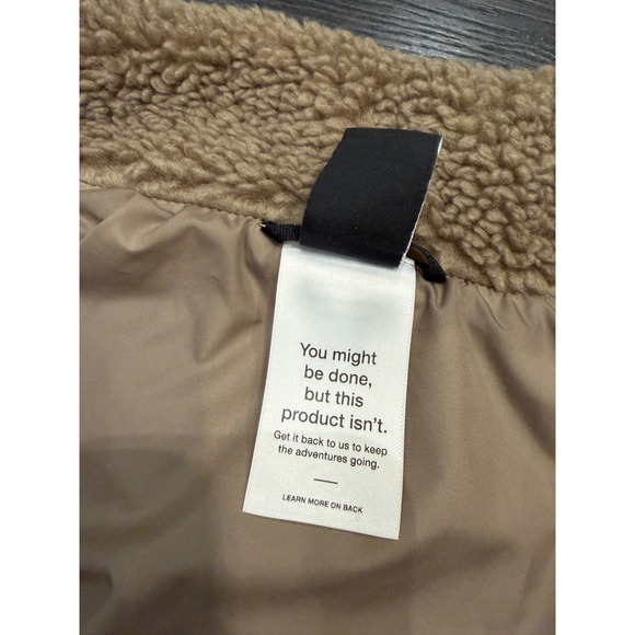 The North Face Womens Thermoball Eco Quilted Puffer Jacket Taupe Brown Small - Picture 9 of 11